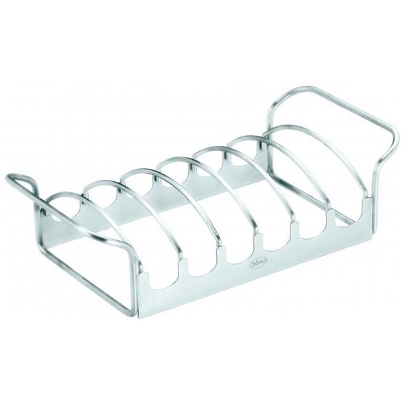 Rosle stojak do pieczenia 28 x 13 x 8 cm stal nierdzewna srebrny