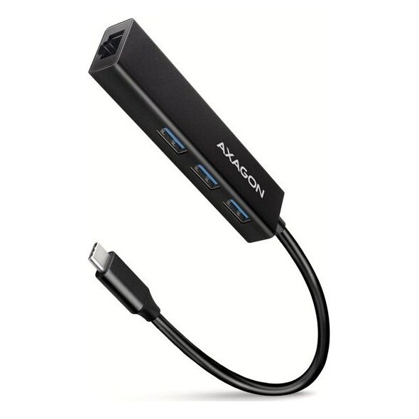 HUB USB Axagon 1x RJ-45  + 3x USB-A 3.2 Gen1 (HMC-GL3A)