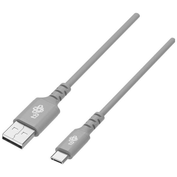 Kabel USB TB Print USB-A - USB-C 2 m Szary (1_798075)