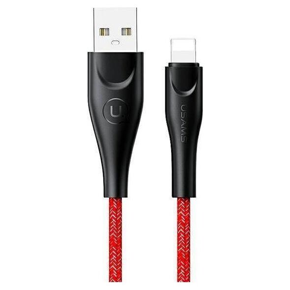 Kabel USB Usams USB-A - Lightning 2 m Czerwony (6958444983530)