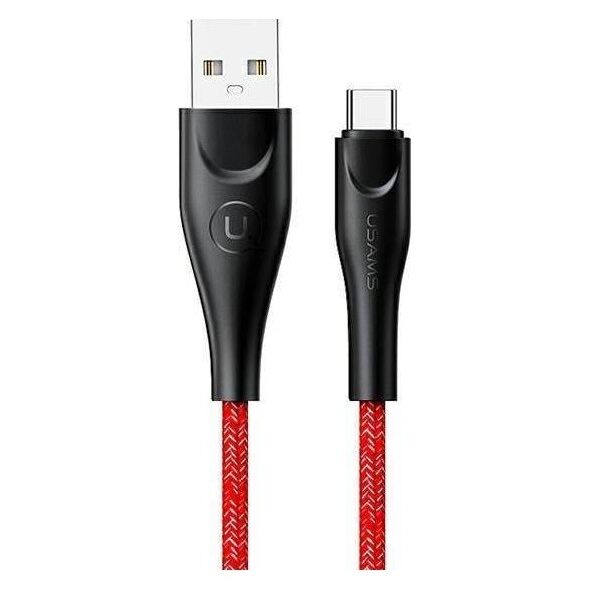Kabel USB Usams USB-A - USB-C 3 m Czerwony (6958444983615)