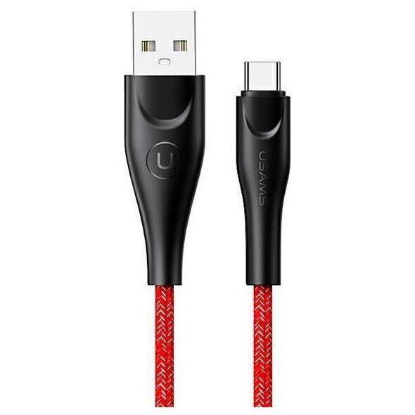 Kabel USB Usams USB-A - USB-C 2 m Czerwony (6958444983554)