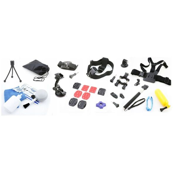 Xrec Zestaw Akcesoria Do Gopro Hero 5 4 3+ 3 + / Sjcam Sj7000 / Sj6000 / Sj5000 / Sj4000
