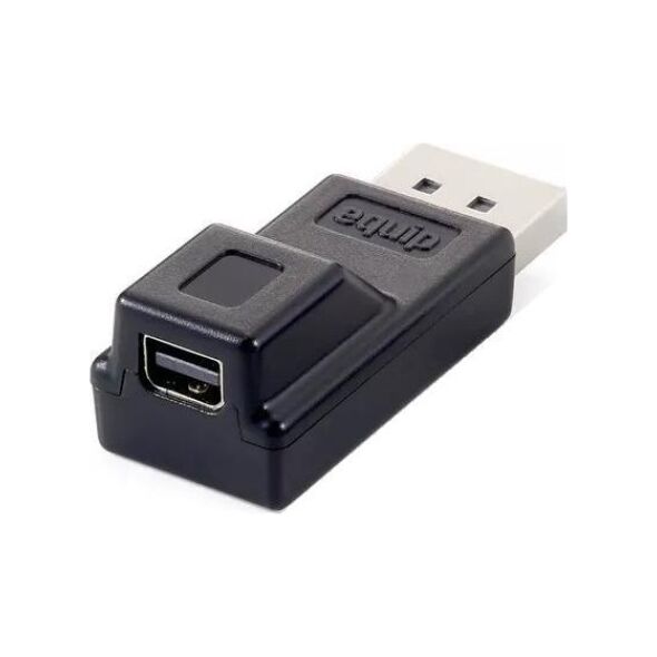 Adapter AV Equip DisplayPort Mini - DisplayPort czarny (118916)