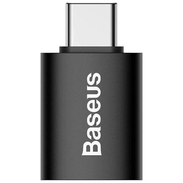 Adapter USB Baseus Ingenuity OTG USB-C - USB Czarny  (ZJJQ000001)