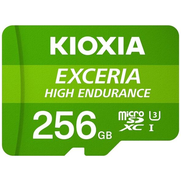 Karta Kioxia Exceria High Endurance MicroSDXC 256 GB Class 10 UHS-I/U3 A1 V30 (LMHE1G256GG2)