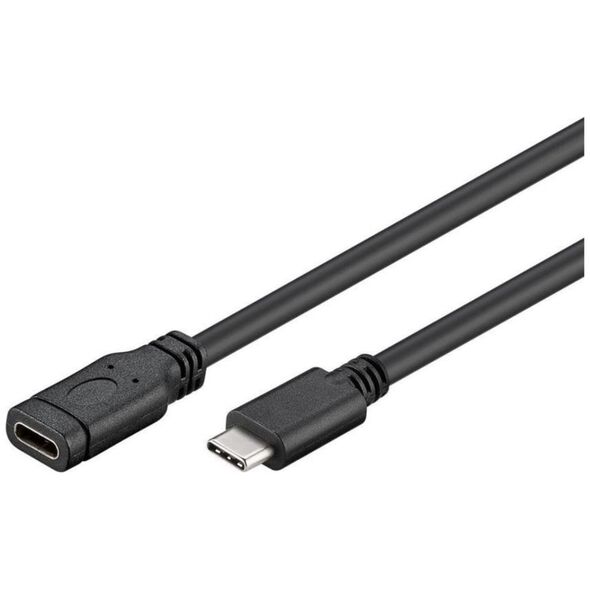 Kabel USB PremiumCord USB-C - USB-C 2 m Czarny (ku31mf2)