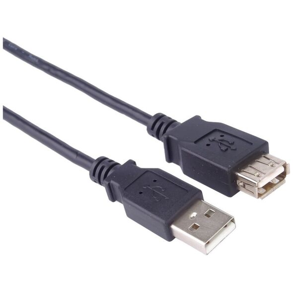 Kabel USB PremiumCord USB-A - USB-A 3 m Czarny (kupaa3bk)