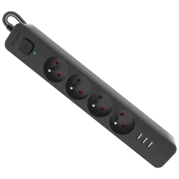 Listwa zasilająca Defender SFS 4 gniazda 1.5 m czarna (99457)