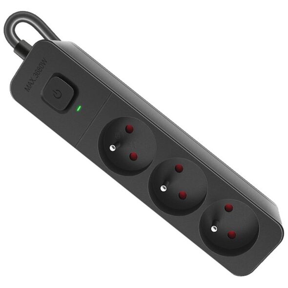 Listwa zasilająca Defender SFS 3 gniazda 1.5 m czarna (99456)