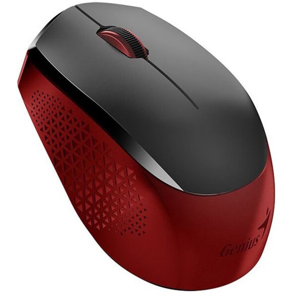 Mysz Genius Genius Mysz NX-8000S, 1600DPI, 2.4 [GHz], optyczna, 3kl., bezprzewodowa USB, czarno-czerwona, AA