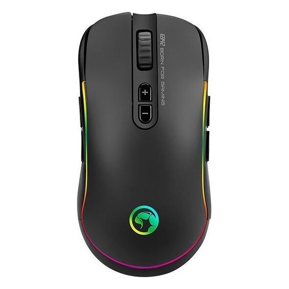 Mysz MW Marvo Mysz G942, 10000DPI, optyczna, 10kl., przewodowa USB, czarna, do gry, podświetlenie RGB