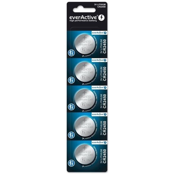 EverActive Bateria CR2450 5 szt.