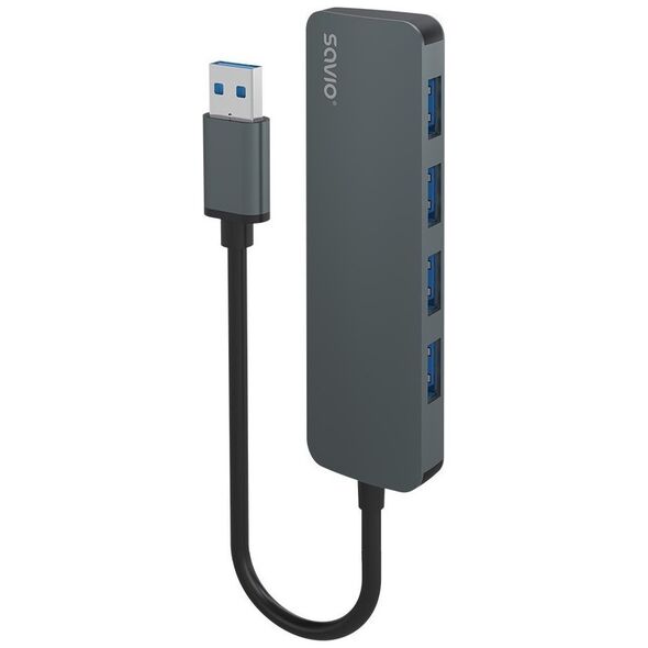 HUB USB Savio 4x USB-A 3.1 Gen1 (SAVIO AK-53)