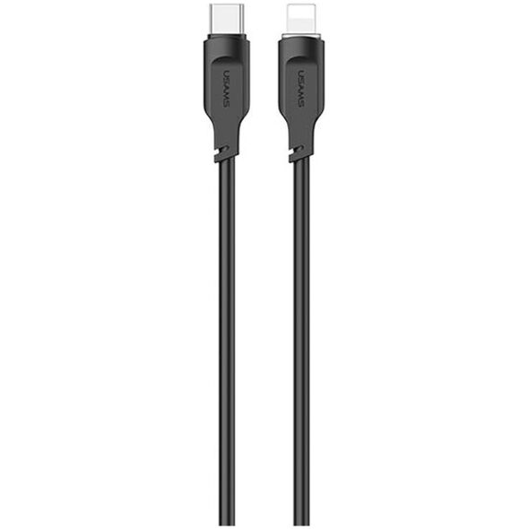 Kabel USB Usams USB-C - Lightning 1.2 m Czarny (brak)