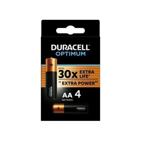 Duracell Bateria Alkaliczna Duracell OPTIMUM AA 4szt.  [321|1]
