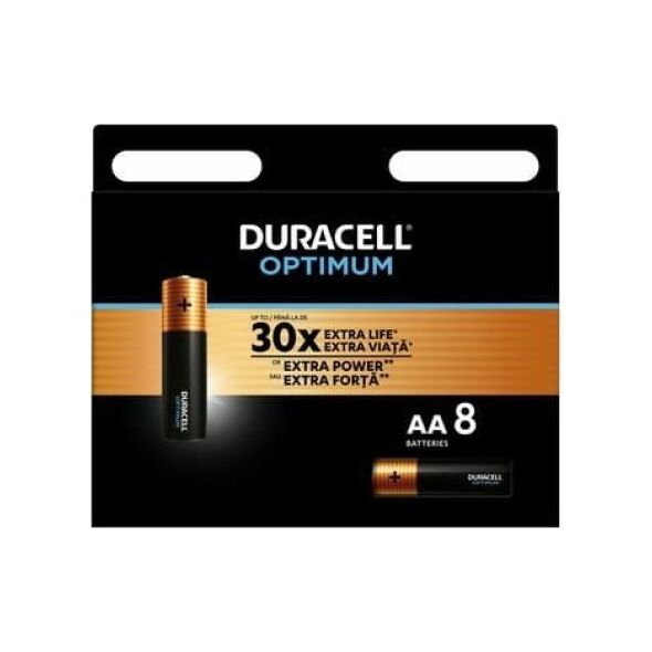 Duracell Bateria Alkaliczna Duracell OPTIMUM AA 8szt.  [334|6]