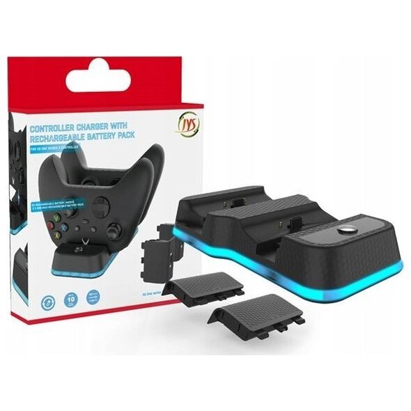 JYS Ładowarka Stacja+ 2x Akumulator Do Pad Xbox One X / Jys-x129