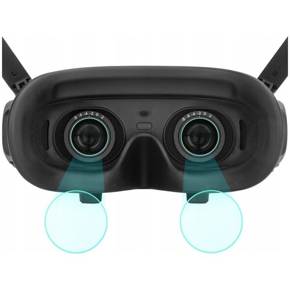 SunnyLife 4x Osłona Szkło Ochrona Na Okulary Gogle Dji Goggles 2 / At-bhm476-2