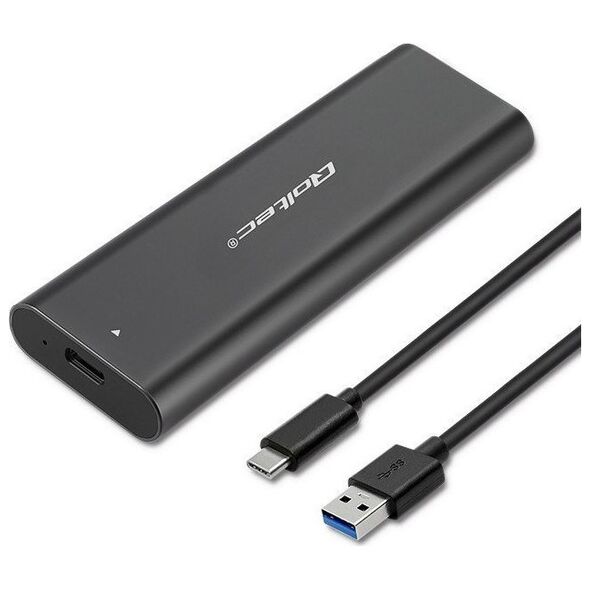 Kieszeń Qoltec Obudowa | kieszeń do dysków M.2 SATA SSD | NGFF | USB typ C