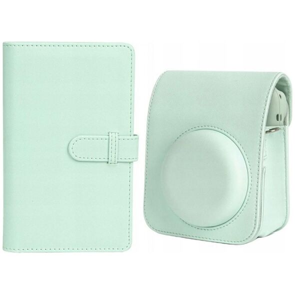 Pokrowiec LoveInstant Futerał Etui Do Fuji Instax Mini 12 + Album 108x / Zielony