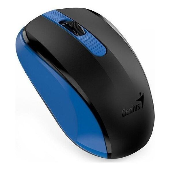 Mysz Genius Genius Mysz NX-8008S, 1200DPI, 2.4 [GHz], optyczna, 3kl., bezprzewodowa USB, niebieska, 1 szt AA