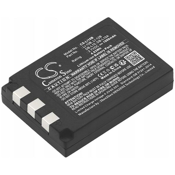 Akumulator Cameron Sino Akumulator Bateria Typu Li-10b Li-12b Do Olympus / Db-l10 Db-l10a Do Sanyo / Cs-li10b
