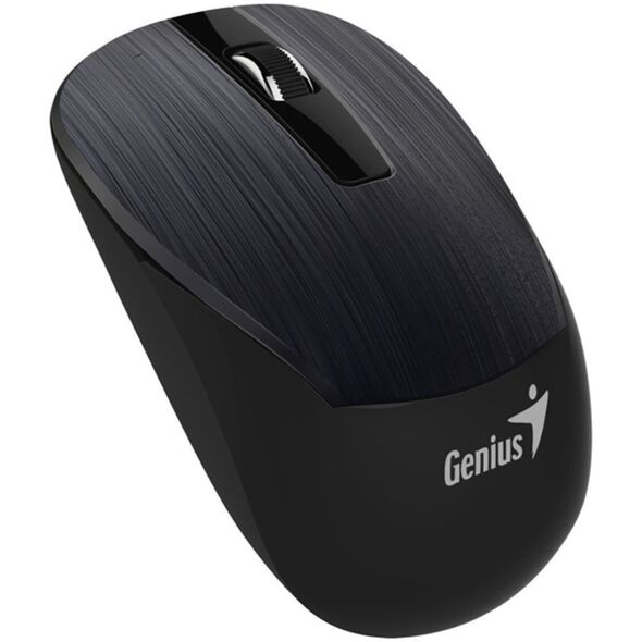 Mysz Genius Genius Mysz NX-7015, 1600DPI, 2.4 [GHz], optyczna, 3kl., bezprzewodowa USB, czarna, 1 szt AA