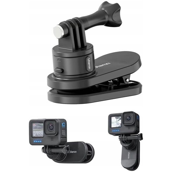 Ulanzi Klips Mocowanie Uchwyt Obrót 360s - Do Gopro / Sjcam / Xiaomi - Ulanzi Go Quick Ii