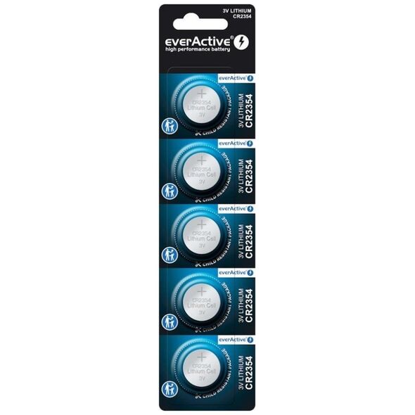 EverActive Baterie litowe mini CR2354 blister 5 sztuk