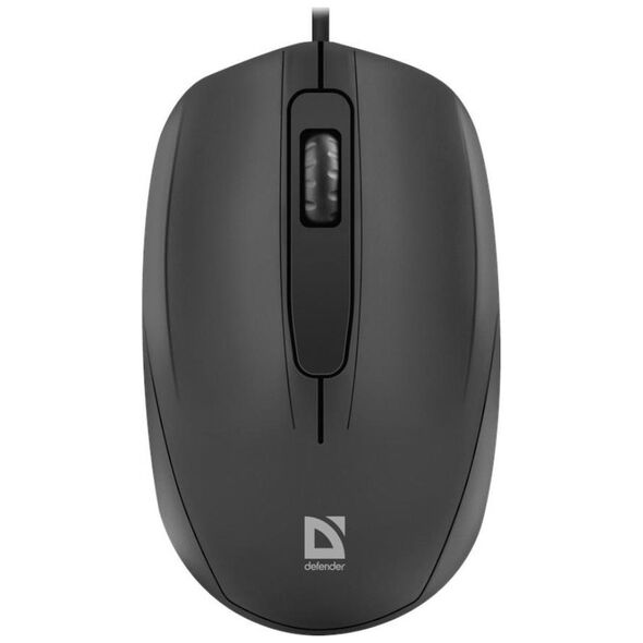 Mysz Defender Mysz przewodowa optyczna Alpha MB-507 1000DPI 3P Czarna