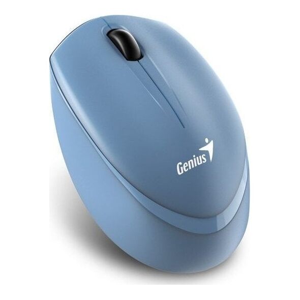 Mysz Genius Genius Mysz NX-7009, 1200DPI, 2.4 [GHz], optyczna, 3kl., bezprzewodowa, niebieska, 1 szt AA, Blue-Eye sensor, symetryczna