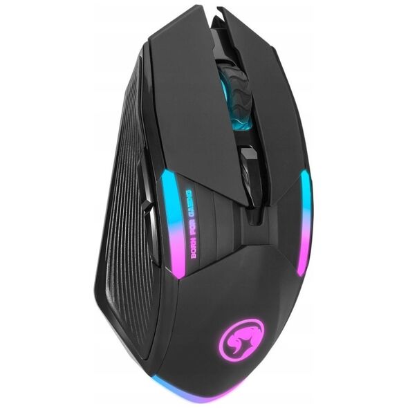 Mysz Marvo Marvo Mysz M291, 6400DPI, optyczna, 6kl., przewodowa USB, czarna, do gry, podświetlona
