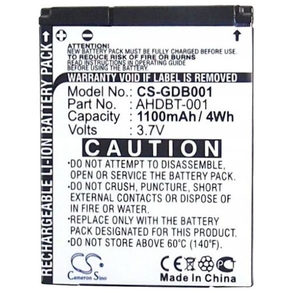 Cameron Sino Akumulator Bateria typu AHDBT-001 / ABPAK-001 / AHDBT-002 do GoPro Hero 2 / Hero / HD Hero / CS-GDB001