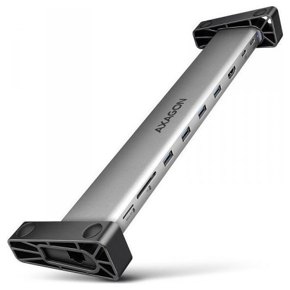 HUB USB Axagon HMC-10HLS Wieloportowy hub USB 5Gbps 4x USB-A, HDMI 4K/60Hz, RJ-45, SD/microSD, PD 100W, 25cm USB-C kabel