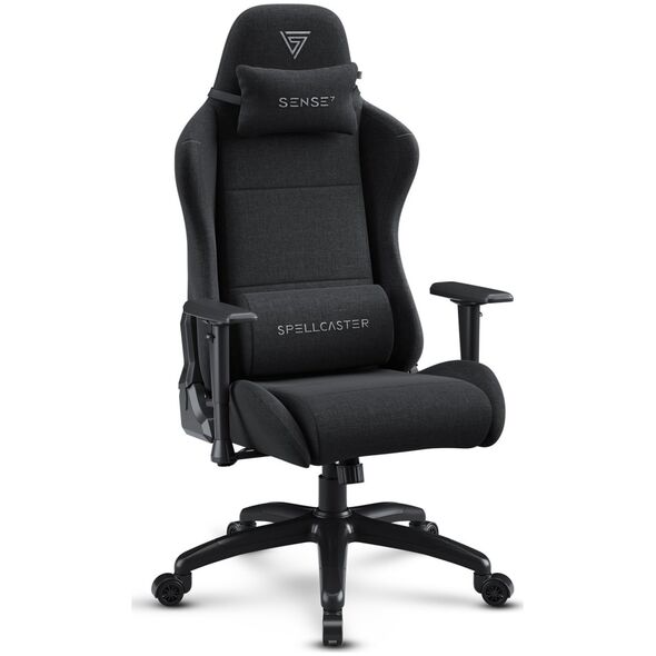 Fotel SENSE7 Spellcaster FUKU XL materiałowy czarny
