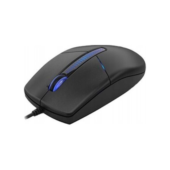 Mysz A4Tech A4tech N-530S, podsvícená kancelářská myš, 1200 DPI, USB, černá