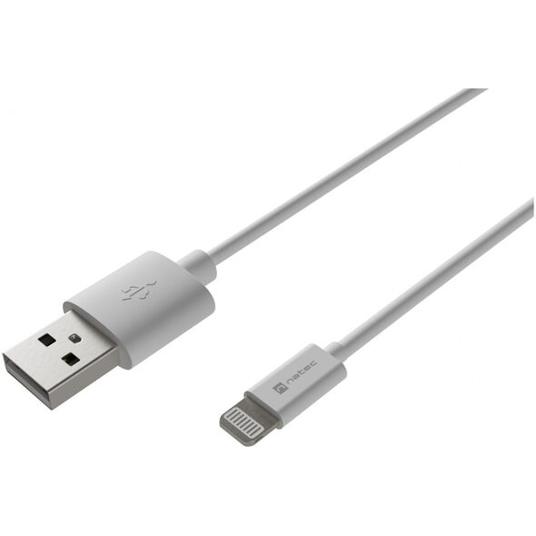 Kabel USB Natec USB-A - Lightning 2 m Biały (NKA-2149)