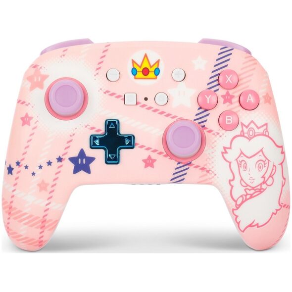Pad PowerA PowerA SWITCH Pad bezprzewodowy Enhanced Princess Peach Plaid