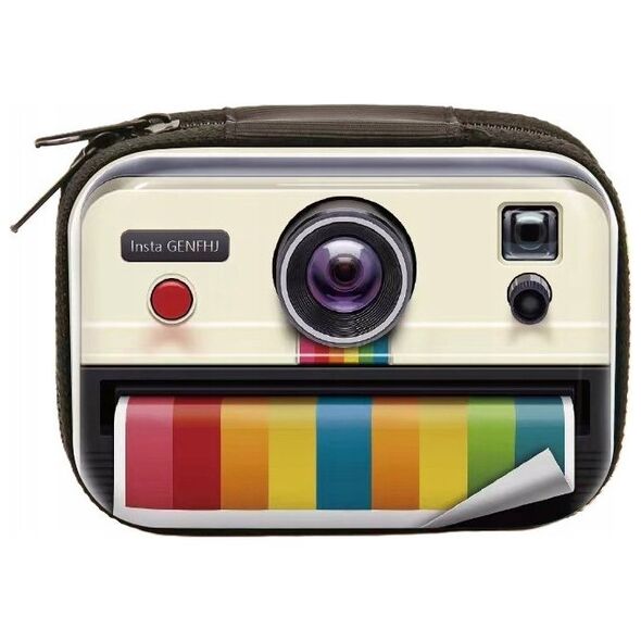 LoveInstant Futerał Etui Case Pokrowiec Na Zdjęcia Do Fuji Instax Mini 12 11 40 9 8 7 Evo Link Liplay / Polaroid Kodak Xiaomi Hp Zink / Aparat Polaroid Retro