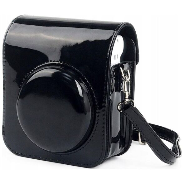 LoveInstant Futerał Etui Pokrowiec Case Osłona Do Fuji Fujifilm Instax Mini 12 / Czarny Błysk