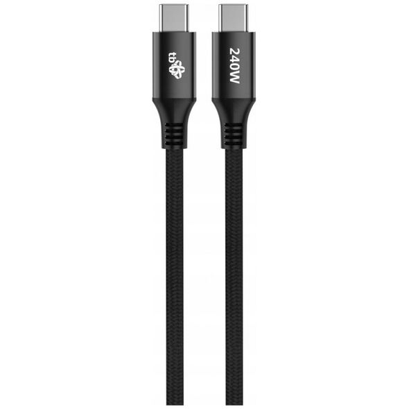 Kabel USB TB USB-C - USB-C 1 m Czarny (AKTBXKUCCOSI10B)