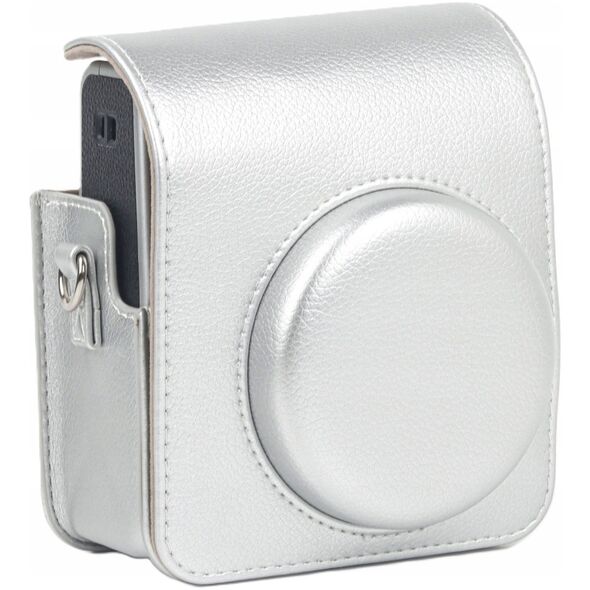 Pokrowiec LoveInstant Futerał Etui Pokrowiec Case Osłona do FujiFilm Fuji INSTAX Mini 40 / Srebrny