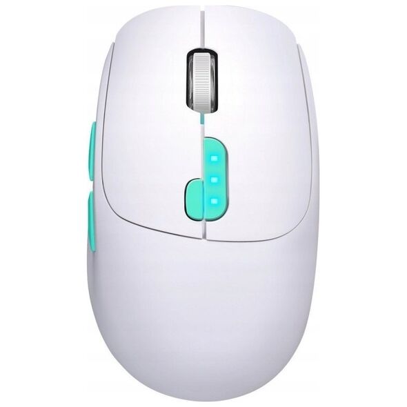 Mysz Defender Mysz bezprzewodowa Defender NITTA MM-307 optyczna 1600dpi 2.4 GHz + Bluetooth biała AKUMULATOR