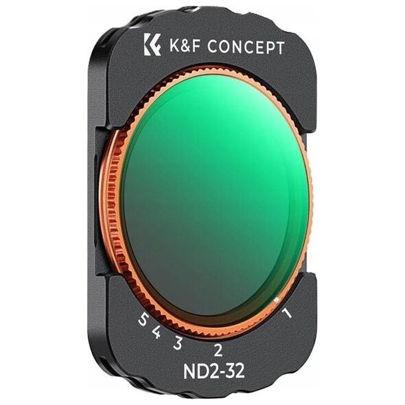 Filtr Kf Filtr ND Szary Regulowany ND2-ND32 do DJI Osmo Pocket 3 HD MC Nano X K&F / KF01.2544