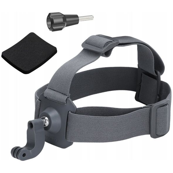 SunnyLife Head Mount Uchwyt Opaska Mocowanie Na Głowę + Głowica Kulowa 3d Do Kamer Gopro Sjcam Xiaomi Dji Insta360 / Td672-gy