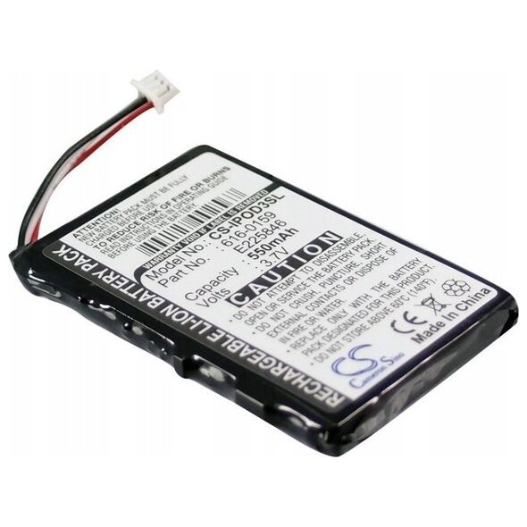 Cameron Sino Akumulator Bateria Typ 616-0159 E225846 Do Apple Ipod 3th Generation 10 15 20 30 Gb / Cs-ipod3sl