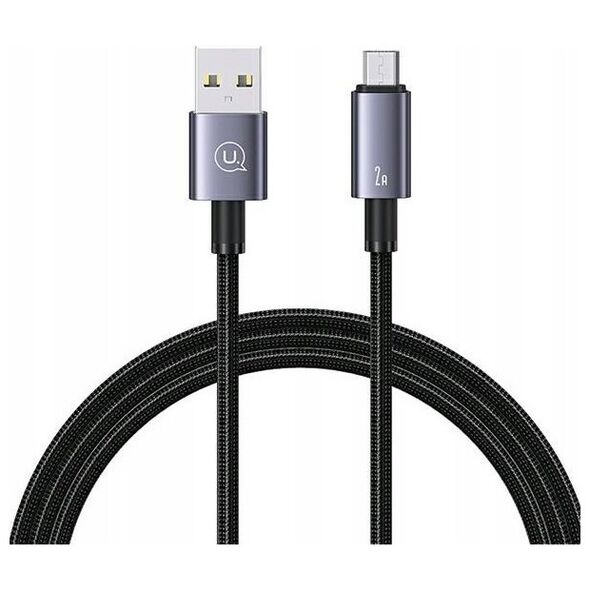 Kabel USB Usams USB-A - microUSB 1.2 m Czarny (USA1050)