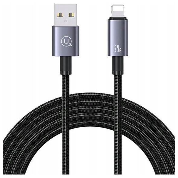 Kabel USB Usams USB-A - Lightning 2 m Czarny (USA1049)
