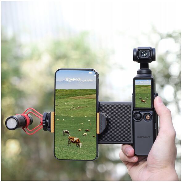 SunnyLife Mocowanie Uchwyt Na Dji Osmo Pocket 3 Do Telefonu Telefon + Iso + Schowek / Op3-ad744-d